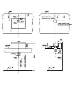 Chậu sứ đặt bàn Sapporo 460 588.79.002 - 6 Chậu sứ đặt bàn Sapporo 460 588.79.002 - 5