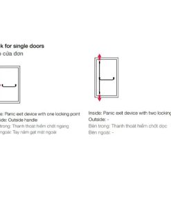 Tay nắm gạt mặt ngoài màu xám Hafele 901.02.401 - 7
