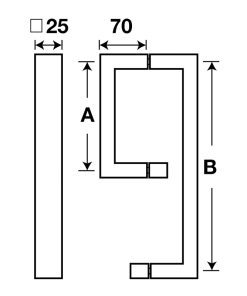 Tay nắm kéo phòng tắm kính 200x450mm Hafele 903.12.321 - 6 Tay nắm kéo phòng tắm kính 200x450mm Hafele 903.12.321 - 5