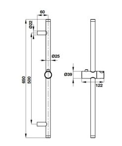 Thanh trượt 650R cho sen tay 485.60.704 - 6 Thanh trượt 650R cho sen tay 485.60.704 - 5