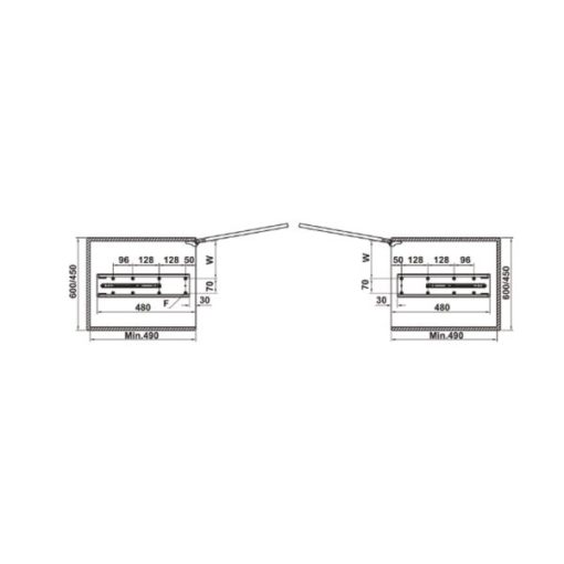 Tủ đồ khô 6 tầng KARA SWING 450mm Hafele 548.65.842 - 5