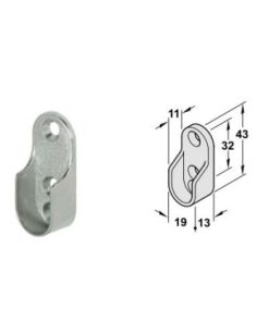 Bas treo cuối Häfele 803.33.757 màu niken