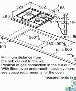 BẾP GAS BOSCH SERIE 6 PCC6A5B90 3 VÙNG NẤU THÉP KHÔNG GỈ - 24 BẾP GAS BOSCH SERIE 6 PCC6A5B90 3 VÙNG NẤU THÉP KHÔNG GỈ - 23