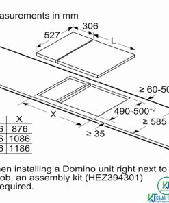 BẾP GAS DOMINO BOSCH PRA3A6D70 SERIE 8 KÍNH ĐEN CERAMIC - 37