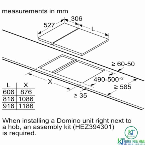 BẾP GAS DOMINO BOSCH PRA3A6D70 SERIE 8 KÍNH ĐEN CERAMIC - 13