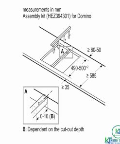 BẾP GAS DOMINO BOSCH PRA3A6D70 SERIE 8 KÍNH ĐEN CERAMIC - 47
