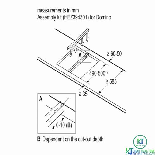 BẾP GAS DOMINO BOSCH PRA3A6D70 SERIE 8 KÍNH ĐEN CERAMIC - 23