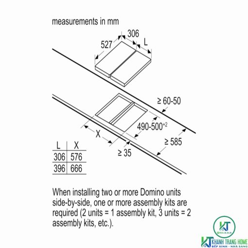 BẾP GAS DOMINO BOSCH PRA3A6D70 SERIE 8 KÍNH ĐEN CERAMIC - 21