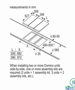 BẾP GAS DOMINO BOSCH PRA3A6D70 SERIE 8 KÍNH ĐEN CERAMIC - 41