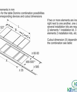 BẾP GAS DOMINO BOSCH PRA3A6D70 SERIE 8 KÍNH ĐEN CERAMIC - 49