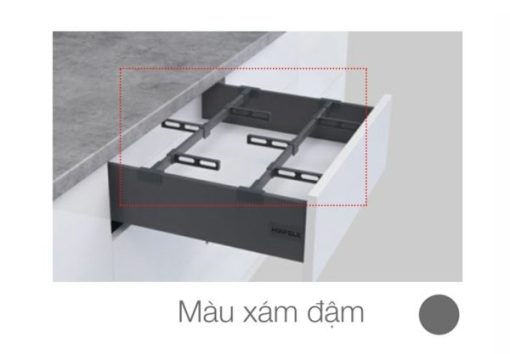 Bộ phụ kiện chia hộc tủ cho ray hộp Hafele 1200mm 552.49.429 - 1