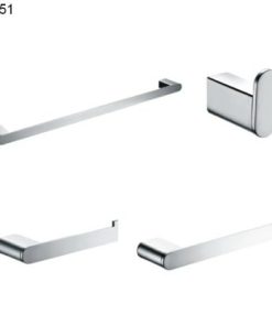 Bộ phụ kiện phòng tắm Hafele màu chrome 499.98.351