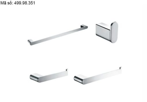 Bộ phụ kiện phòng tắm Hafele màu chrome 499.98.351 - 1