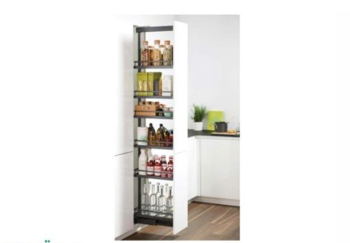 Tủ đồ khô 4 tầng Kesseböhmer Hafele màu Anthracite 400mm 546.54.513 - 1