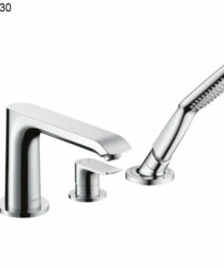 Bộ trộn bồn tắm 3 lỗ Metris Hansgrohe 589.50.230