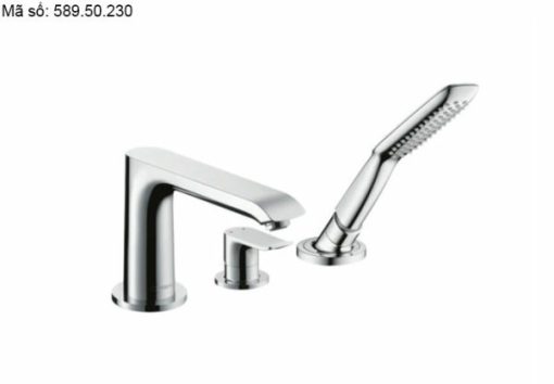 Bộ trộn bồn tắm 3 lỗ Metris Hansgrohe 589.50.230 - 1