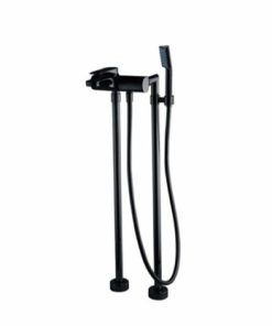 Bộ trộn bồn tắm âm sàn màu đen mờ Häfele 589.02.541