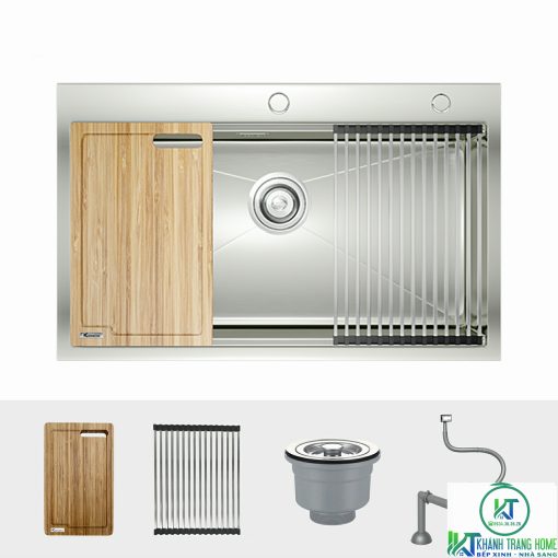 CHẬU RỬA CHÉN BÁT KONOX WORKSTATION TOPMOUNT SINK KN8050TS - 5