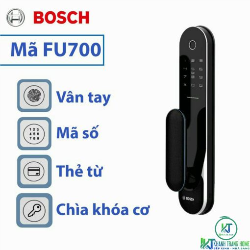 KHÓA ĐIỆN TỬ BOSCH FU700 FUSION SMART LOCK - Màu sắc: Đen nhám - 13
