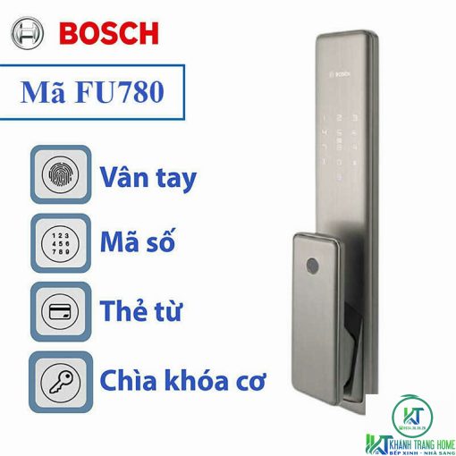KHÓA ĐIỆN TỬ BOSCH FU780 FUSION SMART LOCK - Màu sắc: Đen - 13