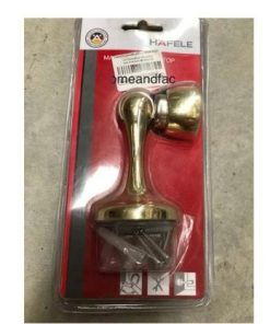 Chặn cửa nam châm Hafele đồng bóng 489.70.257