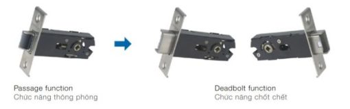 Bộ Khóa Tay Nắm Gạt 2 Chức Năng Hafele 489.10.820 - 3
