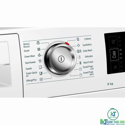 Máy sấy tụ hơi bơm nhiệt 8 Kg WTW876H8SG - 11