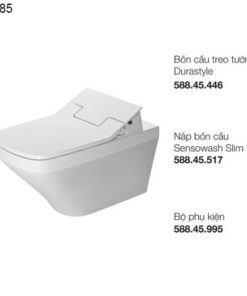 Bồn cầu treo tường Duravit 588.45.385