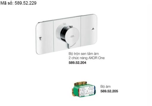 Bộ trộn sen tắm âm AXOR One Hansgrohe 589.52.229 - 1