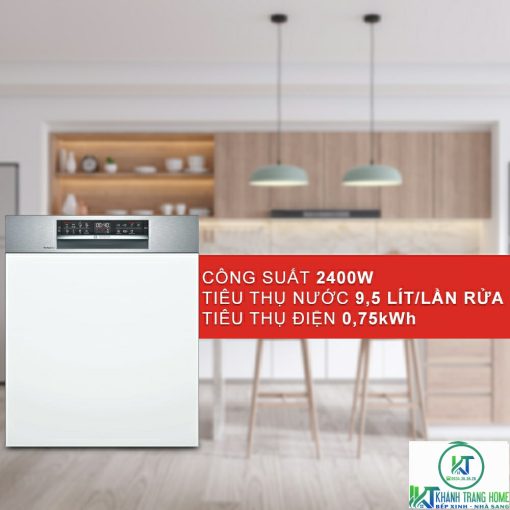 MÁY RỬA BÁT BOSCH SERIE 6 SMI6ZCS49E BÁN ÂM SẤY ZEOLITH - 23