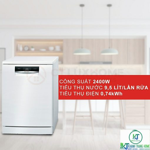 MÁY RỬA BÁT BOSCH ĐỘC LẬP SMS88TW02M SERIE 8 SẤY ZEOLITH - 19
