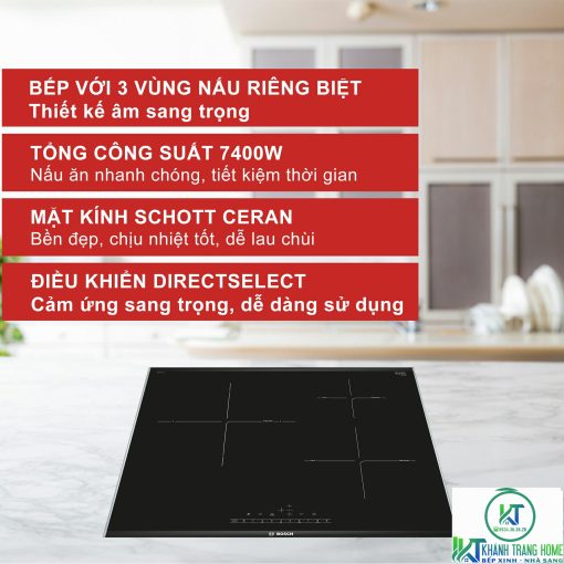 BẾP TỪ BOSCH SERIE 6 PIJ675FC1E 3 VÙNG NẤU 7400W - 17