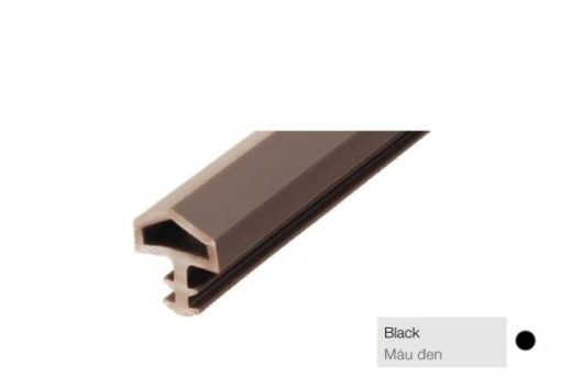 Đệm khí cho cửa màu đen Hafele 950.10.273 - 1