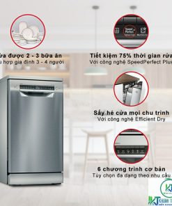 MÁY RỬA BÁT ĐỘC LẬP BOSCH 45CM SPS4EMI60E SERIE 4 - 34 MÁY RỬA BÁT ĐỘC LẬP BOSCH 45CM SPS4EMI60E SERIE 4 - 33