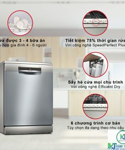 MÁY RỬA BÁT BOSCH SMS6EDI06E ĐỘC LẬP SERIE 6 13 BỘ - 33