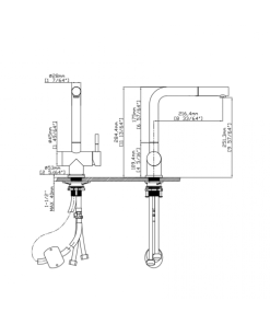 Vòi rửa chén Maadela MDF-135B - 6 Vòi rửa chén Maadela MDF-135B - 5