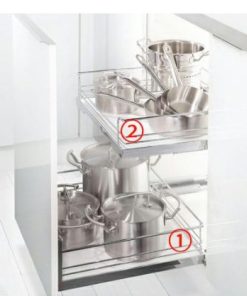 Phụ kiện rổ kéo lọt lòng rộng Kessebohmer 500mm Wire basket 540.26.255