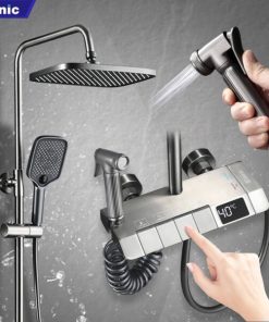 Bộ sen tắm thông minh Enic KS - PHIÊN BẢN LED ( MẠ NƯỚC )