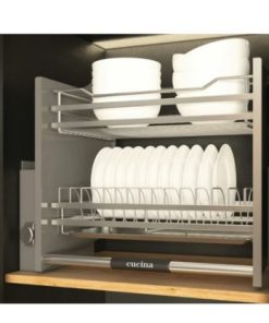 Giá bát đĩa nâng hạ Cucina – lưới dẹt 700mm Inox 304 504.76.015