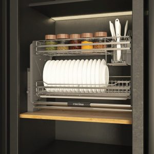 Giá bát đĩa nâng hạ Cucina 800mm Inox 304 504.76.137 - 7