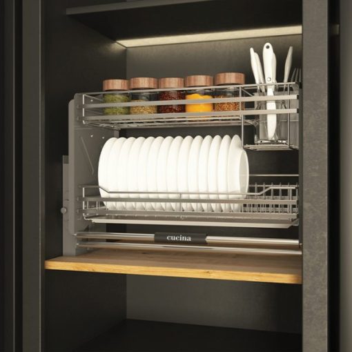 Giá bát đĩa nâng hạ Cucina 700mm Inox 304 504.76.135 - 3