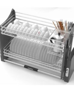 Giá bát nâng hạ Hafele kèm ống đựng đũa 800mm 504.76.142