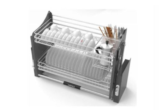Giá bát nâng hạ Hafele kèm ống đựng đũa 900mm 504.76.143 - 1