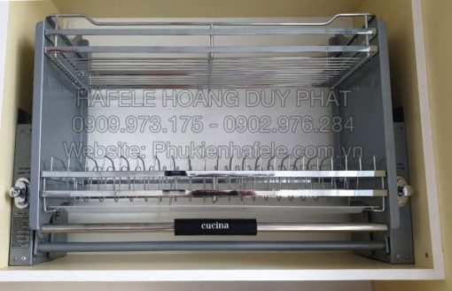 Giá bát đĩa nâng hạ Cucina lưới dẹt 900mm Inox 304 504.76.018 - 5