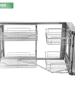 Giá góc liên hoàn inox 304 nan dẹt cao cấp BOSSEU BS304.900L