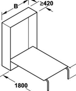 Giường xếp mở ngang 271.91.114 - 10 Giường xếp mở ngang 271.91.114 - 9