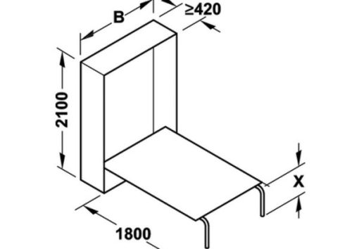 Giường xếp mở ngang 271.91.114 - 3