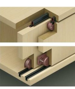 Bộ phụ kiện cửa trượt 3 cánh 10kg Hafele 494.00.141