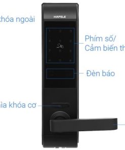 Khóa điện tử Häfele EL7900-TCB màu đen thân lớn 912.05.641 - 11