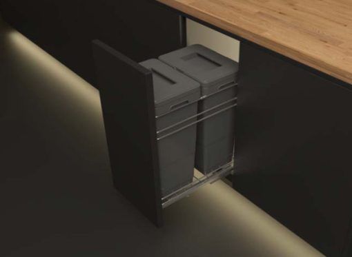 Thùng rác âm tủ Cucina 400mm 503.48.504 - 5